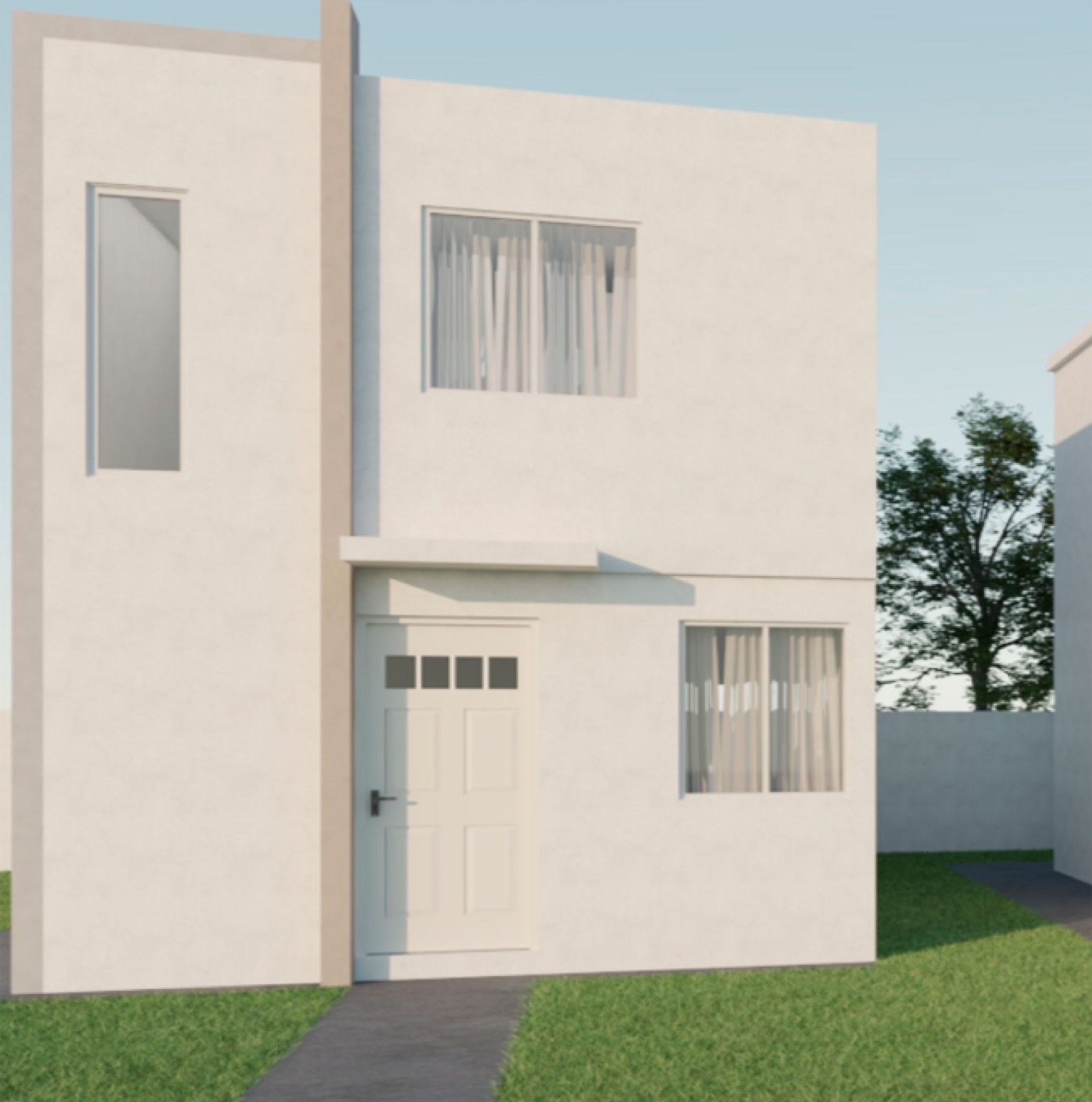 Casa en venta en Cienega de Flores, Juárez — fachada